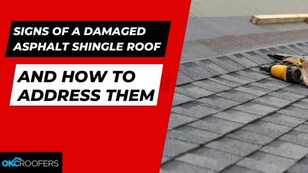 DAMAGED ASPHALT SHINGLE ROOF