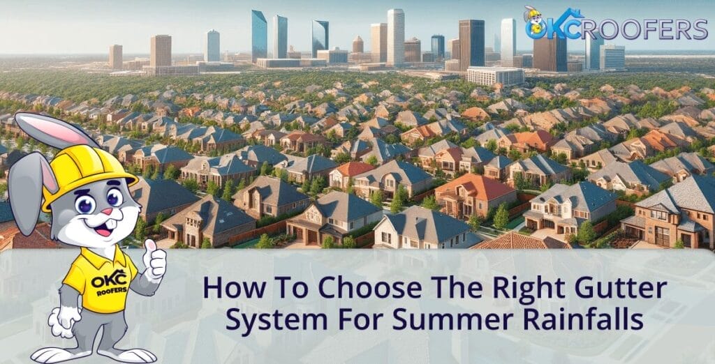 How to Choose the Right Gutter System for Summer Rainfalls