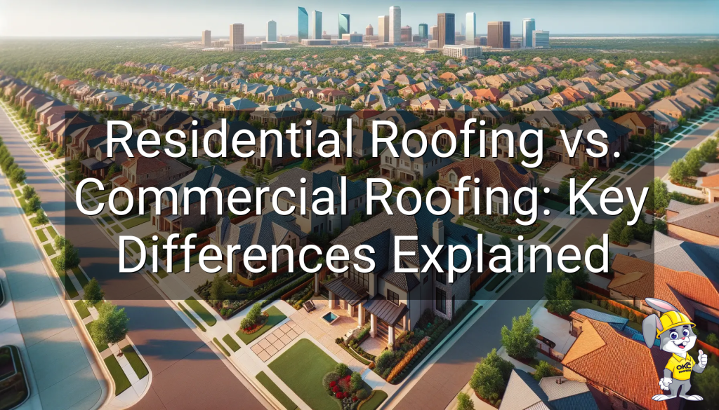 Residential Roofing vs. Commercial Roofing: Key Differences Explained