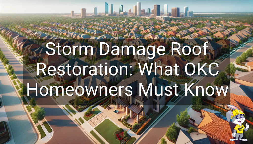 Storm Damage Roof Restoration: What OKC Homeowners Must Know