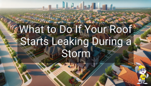 What to Do If Your Roof Starts Leaking During a Storm