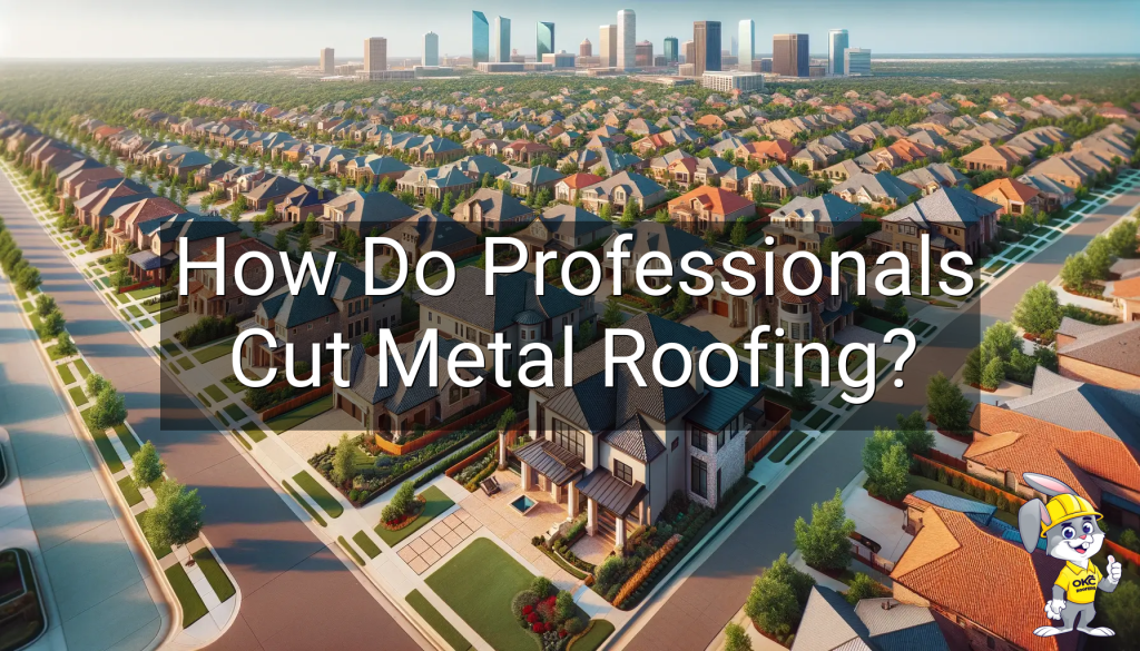 How Do Professionals Cut Metal Roofing?