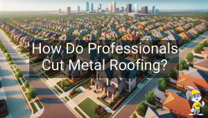 How Do Professionals Cut Metal Roofing?