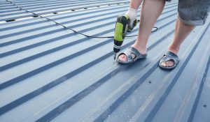 Overlapping Metal Roofing