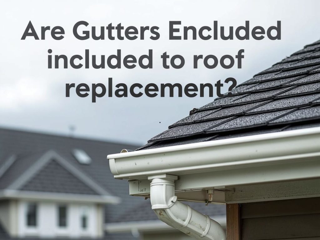 Gutters Included in Roof Replacement