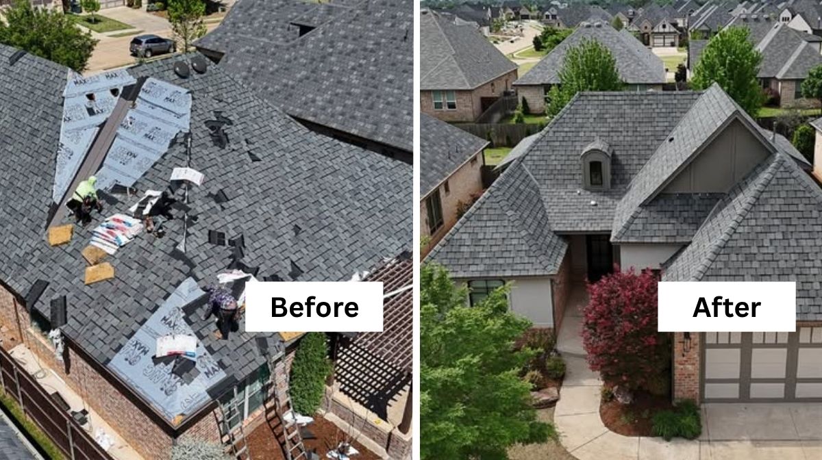Before after 3 repair