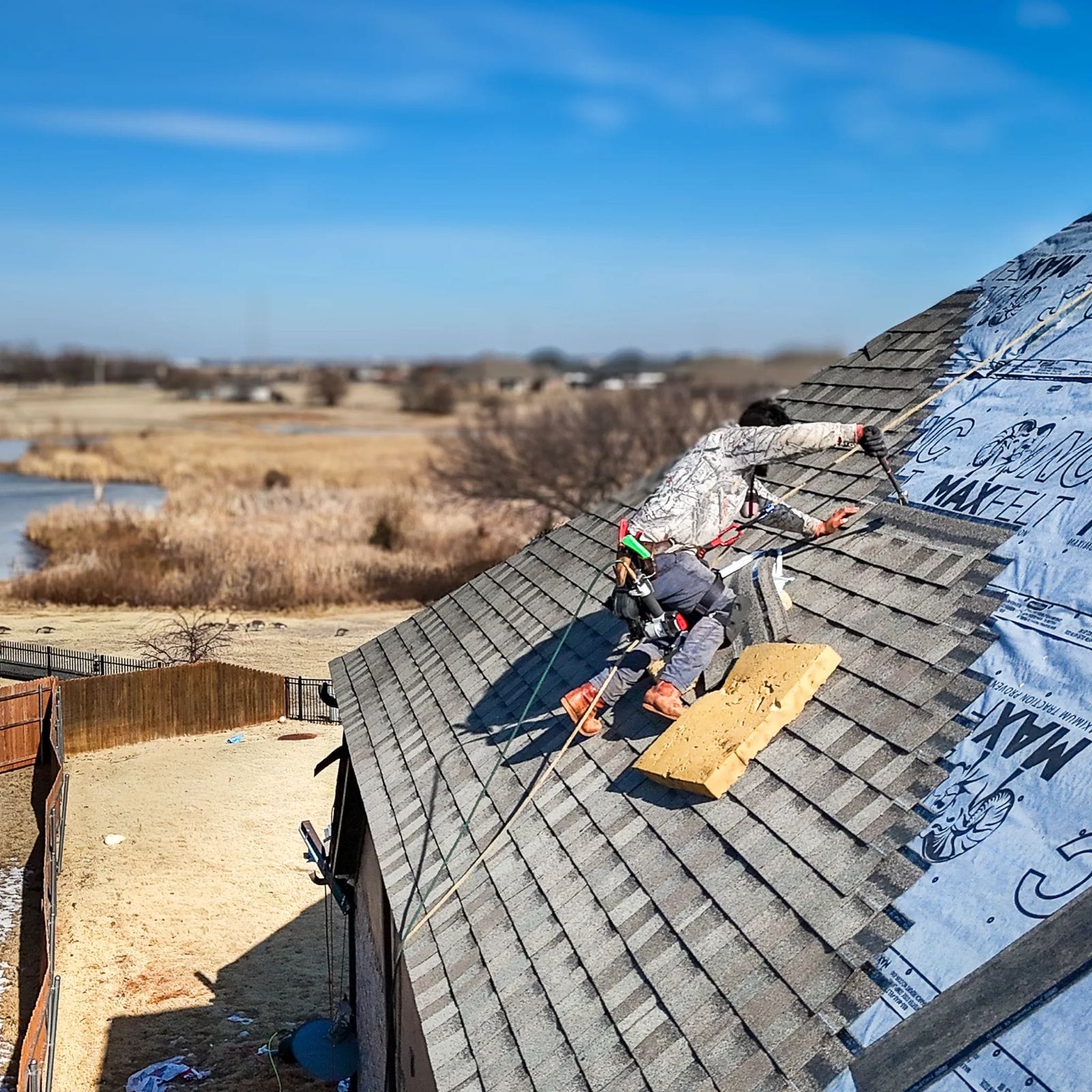 Roof replacement photo