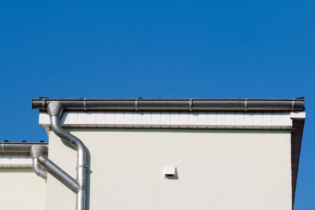 commercial building gutter system